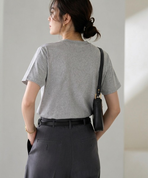 sakishimatokyo（サキシマトーキョー）の「立体ロゴ/チェーン刺繍Tee/Tシャツ（Tシャツ/カットソー・レディース・ホワイト/ピンク/ブラック/グレー・FREE）」の18枚目の写真