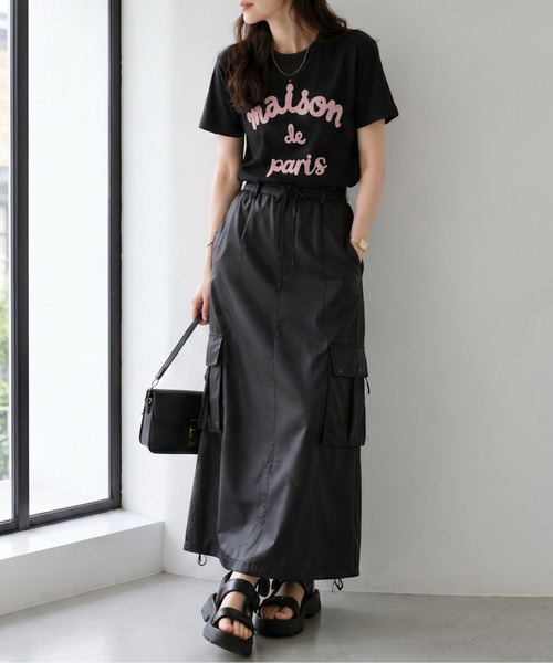 sakishimatokyo（サキシマトーキョー）の「立体ロゴ/チェーン刺繍Tee/Tシャツ（Tシャツ/カットソー・レディース・ホワイト/ピンク/ブラック/グレー・FREE）」の13枚目の写真