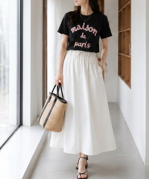 sakishimatokyo（サキシマトーキョー）の「立体ロゴ/チェーン刺繍Tee/Tシャツ（Tシャツ/カットソー・レディース・ホワイト/ピンク/ブラック/グレー・FREE）」の14枚目の写真