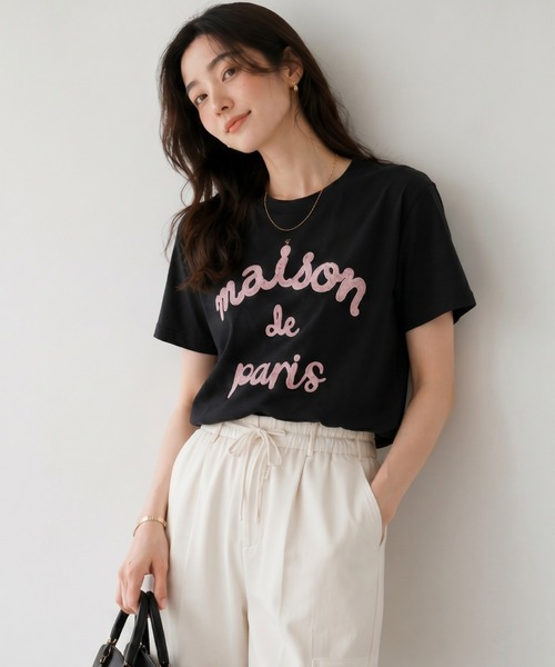 sakishimatokyo（サキシマトーキョー）の「立体ロゴ/チェーン刺繍Tee/Tシャツ（Tシャツ/カットソー・レディース・ホワイト/ピンク/ブラック/グレー・FREE）」の22枚目の写真