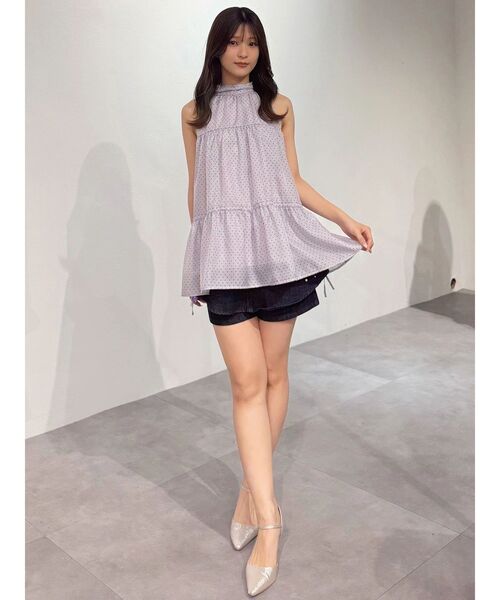 MERCURYDUO(マーキュリーデュオ)の「パールデニムショートパンツ(その他パンツ・レディース・インディゴブルー/ブルー・MEDIUM/SMALL)」の16枚目の写真