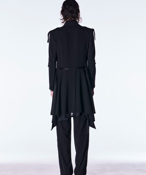 kiryuyrik(キリュウキリュウ)の「kiryuyrik/キリュウキリュウ/Goth Jacket Ⅱ(チェスターコート・メンズ・ホワイト/ブラック・MEDIUM/SMALL/LARGE)」の5枚目の写真