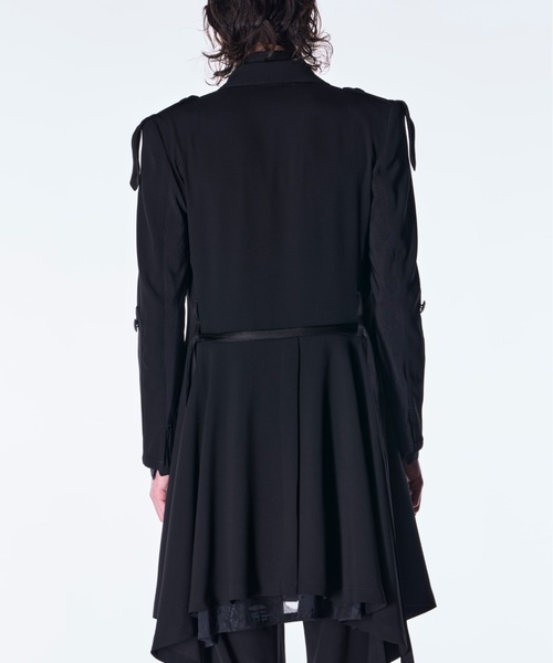 kiryuyrik(キリュウキリュウ)の「kiryuyrik/キリュウキリュウ/Goth Jacket Ⅱ(チェスターコート・メンズ・ホワイト/ブラック・MEDIUM/SMALL/LARGE)」の8枚目の写真