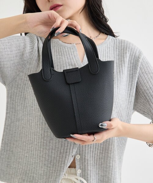 COLONY 2139(コロニートゥーワンスリーナイン)の「ポーチ付2WAYミニハンドバック(ハンドバッグ・レディース・ブラウン/アイボリー/ブラック・FREE)」の3枚目の写真