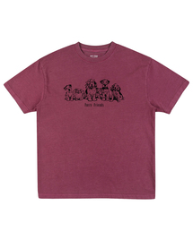 NAVYTEAM（ネイビーチーム）の「Furry Friends ピグメント半袖Tシャツ(4色)（Tシャツ/カットソー）」