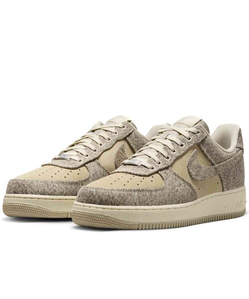 NIKE(ナイキ)の「エア フォース 1 '07 LV8 「デニム」 メンズシューズ / Air Force 1 '07 LV8 "Denim" Men's Shoes IR0951-201 Desert Khaki(スニーカー・メンズ・ブラウン系その他2・25/24.5/24/30/28.5/28/29.5/29/27.5/27/26.5/26/25.5)」の7枚目の写真
