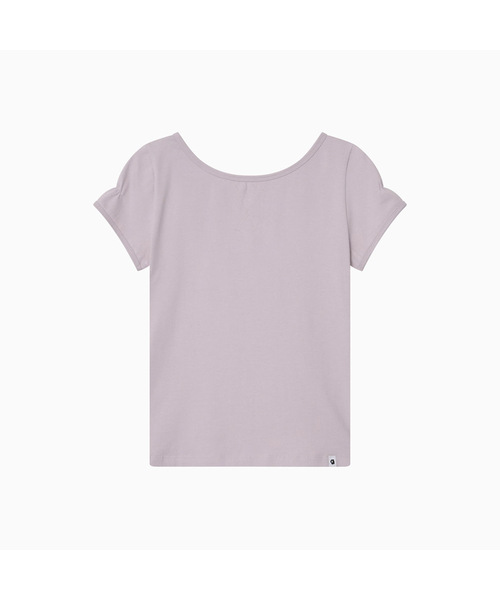 OHESHIO(オヘシオ)の「BACK BUTTON SHIRRING T-SHIRT, LAVENDER(Tシャツ/カットソー・レディース・その他・FREE)」の1枚目の写真