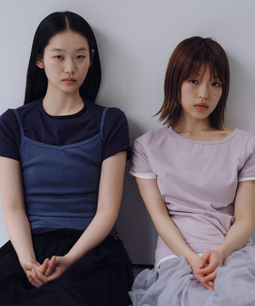 OHESHIO(オヘシオ)の「BACK BUTTON SHIRRING T-SHIRT, LAVENDER(Tシャツ/カットソー・レディース・その他・FREE)」の6枚目の写真