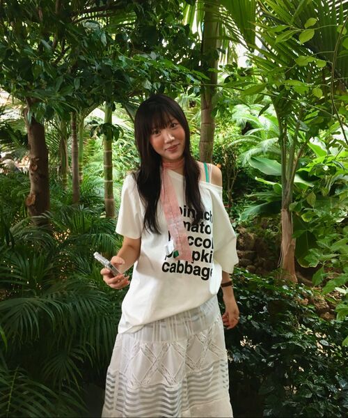 NOCONTENT(ノーコンテント)の「343. ダートキャミソール _ グリーン(Tシャツ/カットソー・レディース・その他・FREE)」の3枚目の写真