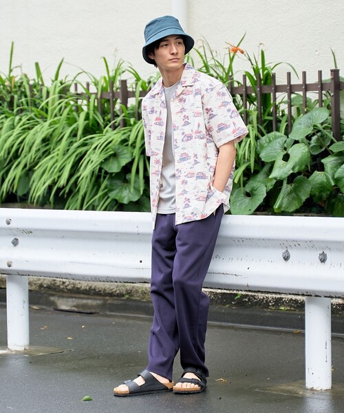 coen(コーエン)の「ヴィンテージライク総柄半袖シャツ(シャツ/ブラウス・メンズ・ブラック/ナチュラル・XL/S/L/M)」の17枚目の写真