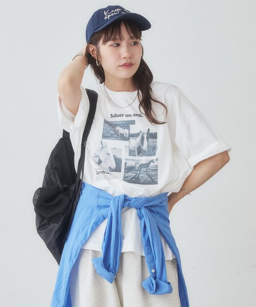 DISCOAT(ディスコート)の「【Enlude】アソートアニマルボックスフォトTシャツ《ユニセックス》(Tシャツ/カットソー・レディース・ブラウン/ホワイト/チャコールグレー・SMALL/MEDIUM)」の12枚目の写真