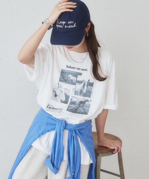 DISCOAT(ディスコート)の「【Enlude】アソートアニマルボックスフォトTシャツ《ユニセックス》(Tシャツ/カットソー・レディース・ブラウン/ホワイト/チャコールグレー・SMALL/MEDIUM)」の10枚目の写真