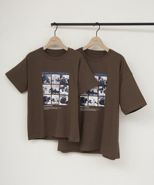 DISCOAT(ディスコート)の「【Enlude】アソートアニマルボックスフォトTシャツ《ユニセックス》(Tシャツ/カットソー・レディース・ブラウン/ホワイト/チャコールグレー・SMALL/MEDIUM)」の21枚目の写真