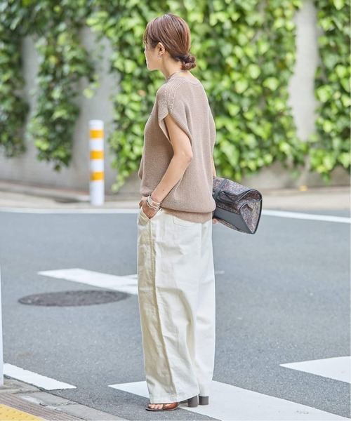 JOURNAL STANDARD(ジャーナルスタンダード)の「《追加2》コットンリネン EASY Utility パンツ(その他パンツ・レディース・カーキ/ピンク/ホワイト・38/36)」の17枚目の写真