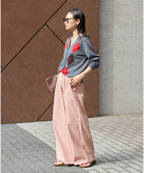 JOURNAL STANDARD(ジャーナルスタンダード)の「《追加2》コットンリネン EASY Utility パンツ(その他パンツ・レディース・カーキ/ピンク/ホワイト・38/36)」の11枚目の写真