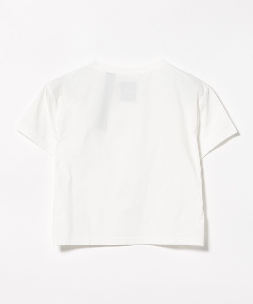 mgh(エムジーエイチ)の「mgh / Element cropped short sleeve(Tシャツ/カットソー・レディース・オフホワイト/ブラック・LARGE/MEDIUM)」の8枚目の写真