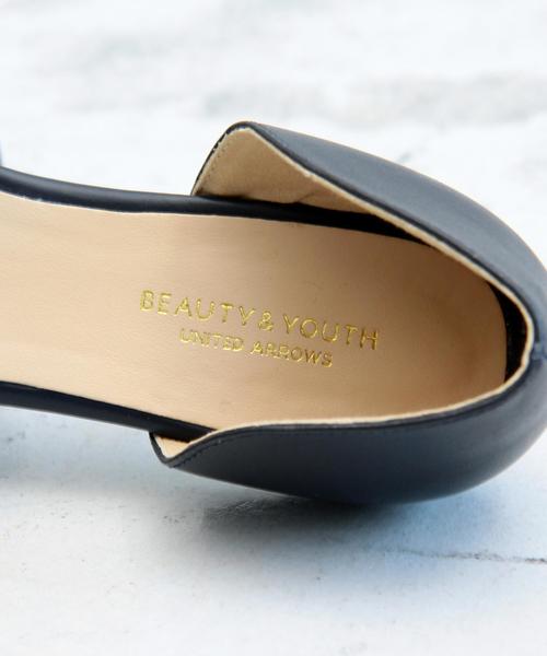 BEAUTY&YOUTH UNITED ARROWS（ビューティーアンドユースユナイテッドアローズ）の「BY∵ グラディエーターフラットパンプス ◆（パンプス・レディース・ブラウン/ホワイト/ネイビー・37h/36h/38/37/36）」の12枚目の写真