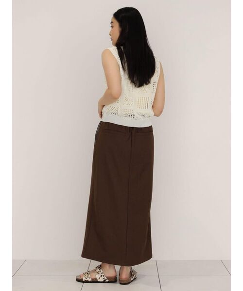 FIKA.（フィーカ）の「Crochet sleeveless knit（ニット/セーター・レディース・アイボリー/ブラック/ブラウン・MEDIUM）」の19枚目の写真