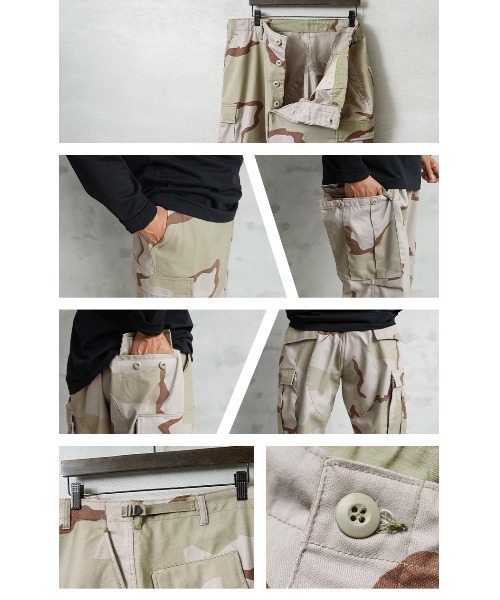 MILITARY(ミリタリー)の「MADE IN USA 新品 米軍 デッドストック DCU カーゴパンツ 3カラーデザート ノンリップ(カーゴパンツ・メンズ・デザートカモ・L-Regular)」の7枚目の写真