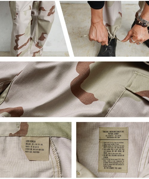 MILITARY(ミリタリー)の「MADE IN USA 新品 米軍 デッドストック DCU カーゴパンツ 3カラーデザート ノンリップ(カーゴパンツ・メンズ・デザートカモ・L-Regular)」の8枚目の写真