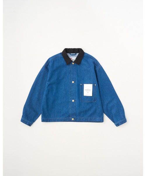 Traditional Weatherwear(トラディショナルウェザーウェア)の「WORK JACKET 001D(カバーオール・メンズ・ブルー・38/40/36)」の1枚目の写真