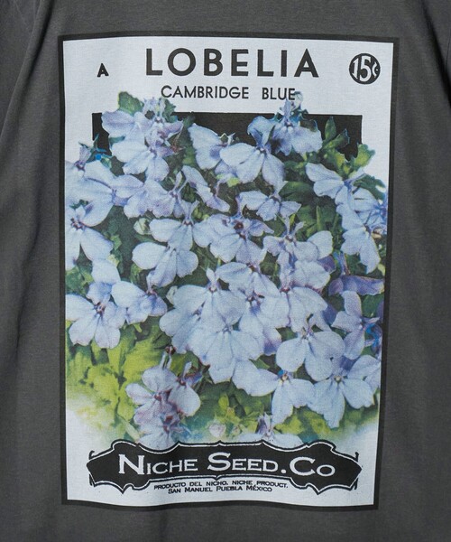 niche.(ニッチ)の「【別注】<Niche.>LOBELIA FLOWER Tシャツ(Tシャツ/カットソー・メンズ・ブラック・M/L)」の5枚目の写真