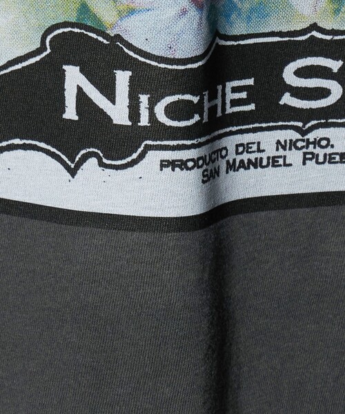 niche.(ニッチ)の「【別注】<Niche.>LOBELIA FLOWER Tシャツ(Tシャツ/カットソー・メンズ・ブラック・M/L)」の7枚目の写真