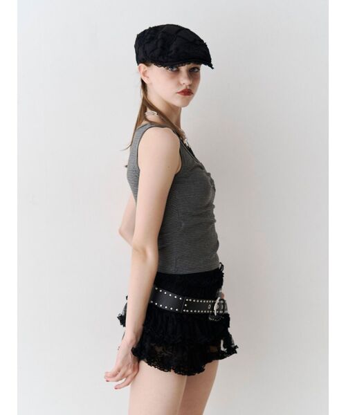 jouetie(ジュエティ)の「ヘンリーネックタンクトップ(タンクトップ・レディース・グレー・FREE)」の15枚目の写真