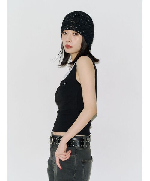 jouetie(ジュエティ)の「ヘンリーネックタンクトップ(タンクトップ・レディース・グレー・FREE)」の20枚目の写真