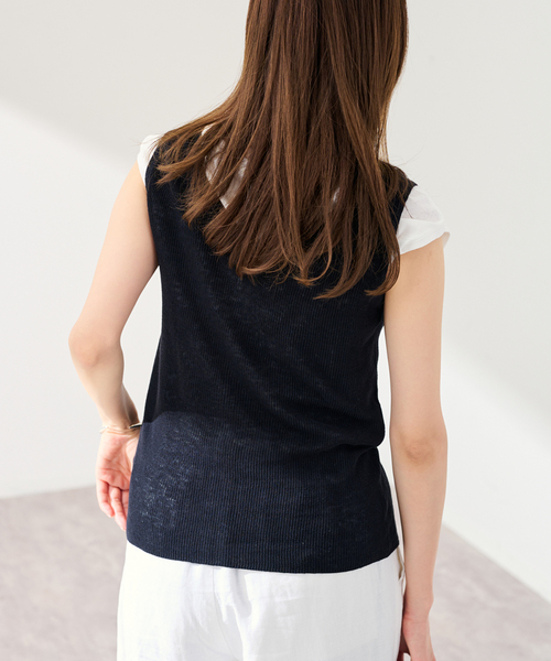 FRAMeWORK(フレームワーク)の「HOWIECLOTHING×FRAMeWORK 2WAYニット(ニット/セーター・レディース・ブラック/ボルドー・FREE)」の22枚目の写真