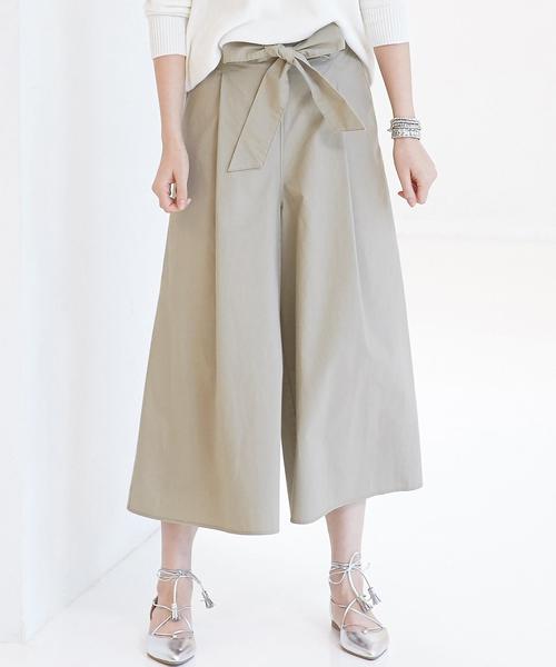 green label relaxing（グリーンレーベルリラクシング）の「CF MILLS ラスティック パンツ◆（その他パンツ・レディース・ベージュ/ネイビー・38/36）」の2枚目の写真