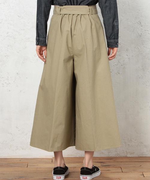 green label relaxing（グリーンレーベルリラクシング）の「CF MILLS ラスティック パンツ◆（その他パンツ・レディース・ベージュ/ネイビー・38/36）」の3枚目の写真