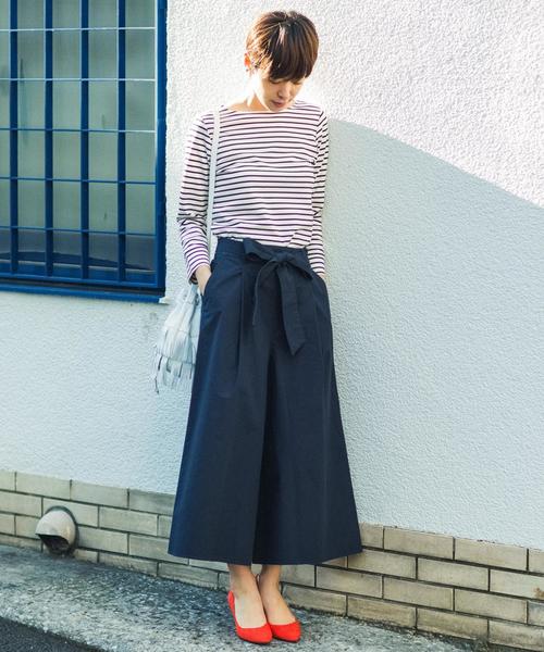 green label relaxing（グリーンレーベルリラクシング）の「CF MILLS ラスティック パンツ◆（その他パンツ・レディース・ベージュ/ネイビー・38/36）」の10枚目の写真