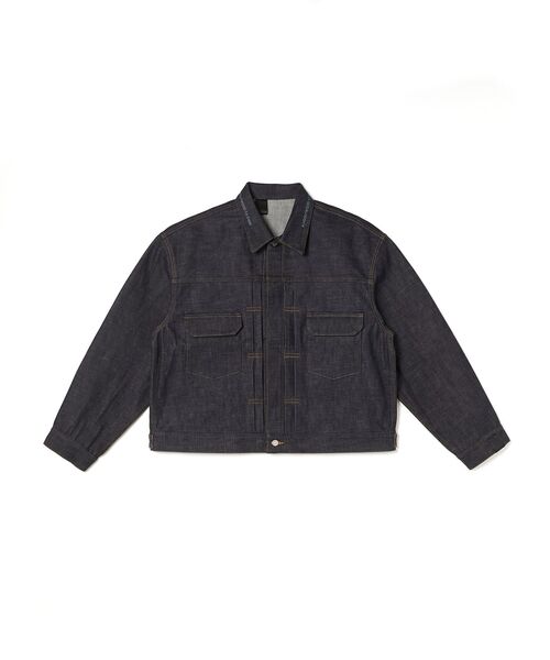 N.HOOLYWOOD COMPILE(N.ハリウッド コンパイル)の「DENIM JACKET(デニムジャケット・メンズ・ネイビー・42/40/38/36)」の1枚目の写真