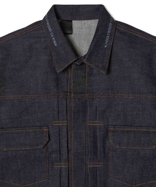 N.HOOLYWOOD COMPILE(N.ハリウッド コンパイル)の「DENIM JACKET(デニムジャケット・メンズ・ネイビー・42/40/38/36)」の2枚目の写真