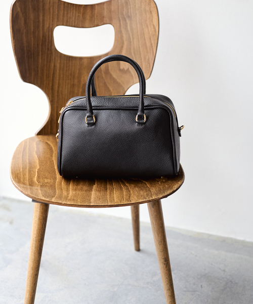 FRAMeWORK(フレームワーク)の「AULENTTI/オウレンティ BOSTON BAG(ボストンバッグ・レディース・ブラウン/ブラック・FREE)」の8枚目の写真