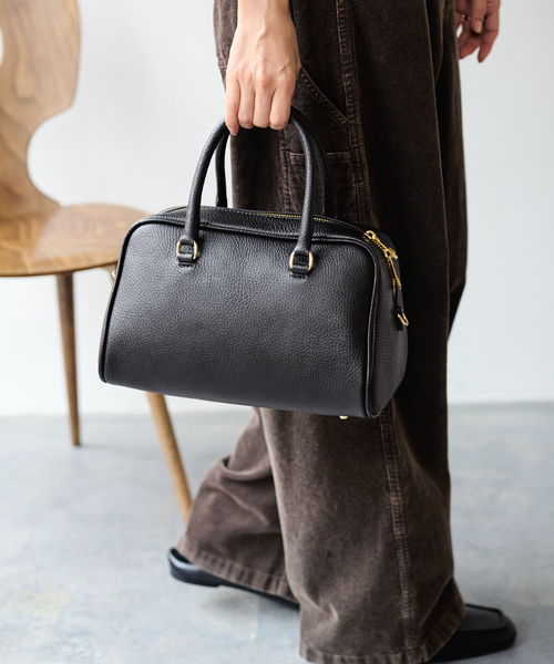 FRAMeWORK(フレームワーク)の「AULENTTI/オウレンティ BOSTON BAG(ボストンバッグ・レディース・ブラウン/ブラック・FREE)」の10枚目の写真