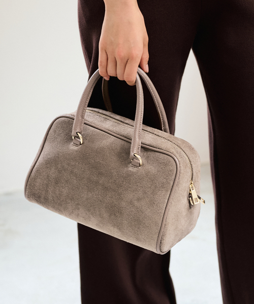 FRAMeWORK(フレームワーク)の「AULENTTI/オウレンティ BOSTON BAG(ボストンバッグ・レディース・ブラウン/ブラック・FREE)」の3枚目の写真