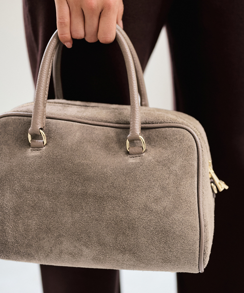 FRAMeWORK(フレームワーク)の「AULENTTI/オウレンティ BOSTON BAG(ボストンバッグ・レディース・ブラウン/ブラック・FREE)」の4枚目の写真