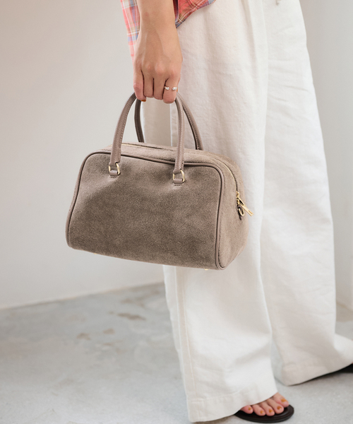 FRAMeWORK(フレームワーク)の「AULENTTI/オウレンティ BOSTON BAG(ボストンバッグ・レディース・ブラウン/ブラック・FREE)」の7枚目の写真