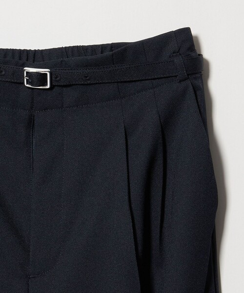 A DAY IN THE LIFE UNITED ARROWS(アデイインザライフユナイテッドアローズ)の「カルゼ ベルト2タック ワイドパンツ <A DAY IN THE LIFE>(その他パンツ・レディース・ネイビー/ライトグレー/オリーブ・36/38/40)」の7枚目の写真
