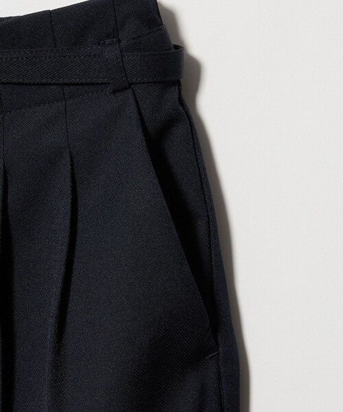 A DAY IN THE LIFE UNITED ARROWS(アデイインザライフユナイテッドアローズ)の「カルゼ ベルト2タック ワイドパンツ <A DAY IN THE LIFE>(その他パンツ・レディース・ネイビー/ライトグレー/オリーブ・36/38/40)」の8枚目の写真
