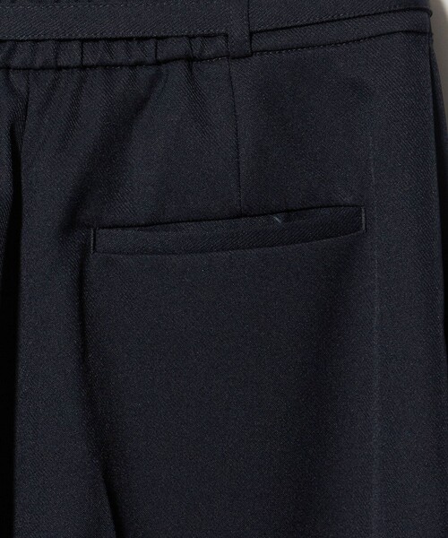 A DAY IN THE LIFE UNITED ARROWS(アデイインザライフユナイテッドアローズ)の「カルゼ ベルト2タック ワイドパンツ <A DAY IN THE LIFE>(その他パンツ・レディース・ネイビー/ライトグレー/オリーブ・36/38/40)」の9枚目の写真