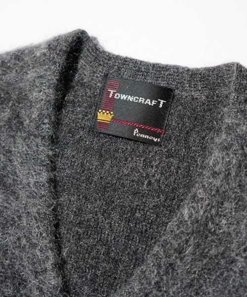 TOWNCRAFT(タウンクラフト)の「TOWNCRAFT / タウンクラフト VINTAGE MOHAIR CARDIGAN ヴィンテージ モヘア カーディガン(カーディガン/ボレロ・メンズ・その他1/グレー/ブラウン/ブラック・LARGE/MEDIUM)」の12枚目の写真