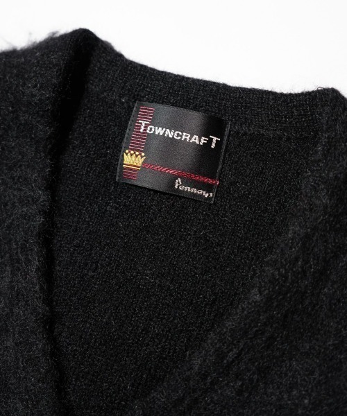 TOWNCRAFT(タウンクラフト)の「TOWNCRAFT / タウンクラフト VINTAGE MOHAIR CARDIGAN ヴィンテージ モヘア カーディガン(カーディガン/ボレロ・メンズ・その他1/グレー/ブラウン/ブラック・LARGE/MEDIUM)」の6枚目の写真