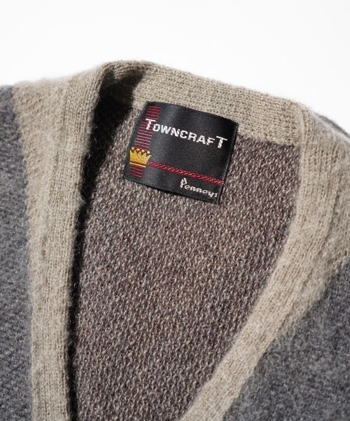 TOWNCRAFT(タウンクラフト)の「TOWNCRAFT / タウンクラフト VINTAGE MOHAIR CARDIGAN ヴィンテージ モヘア カーディガン(カーディガン/ボレロ・メンズ・その他1/グレー/ブラウン/ブラック・LARGE/MEDIUM)」の19枚目の写真