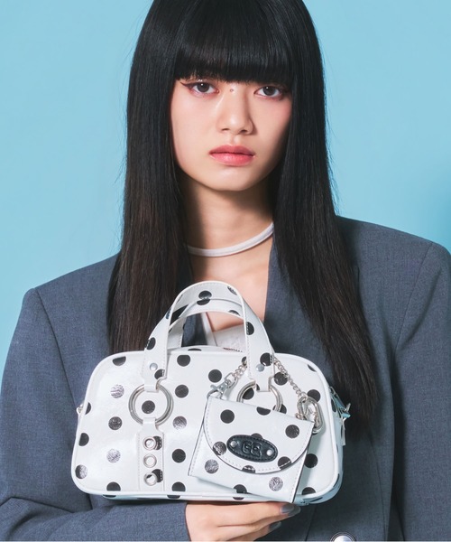 Casselini(キャセリーニ)の「Casselini(キャセリーニ)リングミニボストン(ボストンバッグ・レディース・ピンク/ブルー/ブラック/ホワイト・FREE)」の21枚目の写真