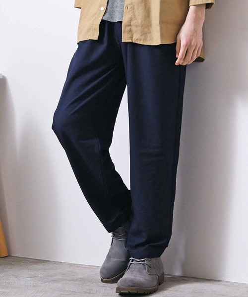 TopIsm(トップイズム)の「接触冷感総柄無地ワイドパンツ(その他パンツ・メンズ・ブラック/チャコールグレー/ストライプ/ネイビー/ネイビー系/その他・XXL/L/M/XL)」の3枚目の写真
