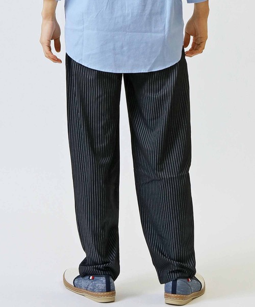 TopIsm(トップイズム)の「接触冷感総柄無地ワイドパンツ(その他パンツ・メンズ・ブラック/チャコールグレー/ストライプ/ネイビー/ネイビー系/その他・XXL/L/M/XL)」の18枚目の写真