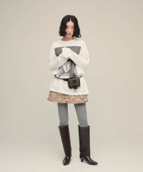 eL（エル）の「【eL】Wide Long Boots/1052793（ブーツ・レディース・ブラック/ブラウン・MEDIUM/LARGE）」の7枚目の写真